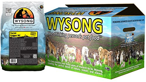 Wysong Ferret Epigen 90 - Starch Free Dry Natural Food for Ferrets, Brown, Model Number: WDFE905 (Pack of 4)