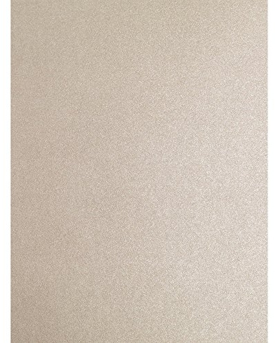 Syntego Sable Beige Effet Subtil de nacrées et Scintillantes Double Face Carte décorative - 290 g/m²-A4-Lot de 10