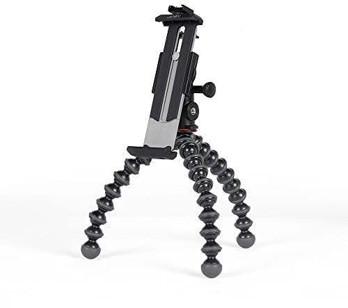 JOBY GripTight GorillaPod Tablet Pro 2, kompaktes Stativ, Tischhalterung für Tablets, zum Ansehen von Videos, Videoanrufen, Bürozubehör, Tablets bis zu 23,5 cm Breite