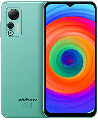 Ulefone Android 12 4G Mobile Phone Unlocked NOTE 14(64GB), 3-Card Slot, Quad Core 4GB+64GB, DUAL SIM-Free Smartphone, 6.52'' HD+ Screen, 8MP+13MP Camera, 4500mAh Battery, Face Unlock GPS Green