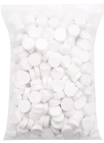 Huerous 500 Stück Komprimierte Handtücher, 100% biologisch abbaubare Einweghandtücher, Mini-Absorptionshandtücher für die Hause, Schönheit, Camping, Outdoor-Sport