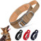 Ledeak Taktisches Hundehalsband, Weich Depolstert Atmungsaktives Hunde Halsband, Verstellbare Nylon Reflektierend Hundehalsband Mit tragbarer Metallschnalle für Mittel Große Hunde (Khaki, M)