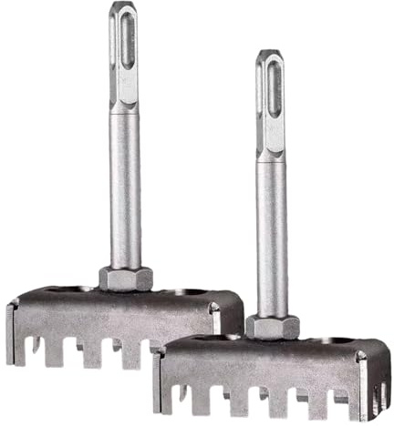 Ensemble de 2 perforateurs carrés en acier à haute teneur en carbone pour boîte électrique, outils de coupe brique, béton, ciment et pierre pour électriciens