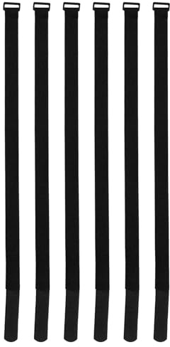 Yardenfun 6 pièces Sangle Fixe Parasol Jardin Extérieur Réglable Ceinture Multi-Usage Résistante pour Parasol de Terrasse Plage et Jardin Accessoire Pratique