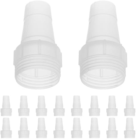 MUSISALY 40 pezzi Raccordi Plastica per Tubo ad Innesto Rapido Adattatori Maschio per Riempimento Veloce Palloncini d Acqua Connettori per Tubo Pompa Piscina Accessori per Gonfiabili