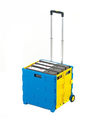 GPC GA71590 Large Folding Box Truck GI041Y - Blue and Yellow, Pack of 1