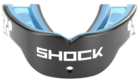 Shock Doctor Paradenti Sportivo, Cinghia per Casco Convertibile Inclusa, Calcio, Basket, Lacrosse, Hockey e Altro Ancora