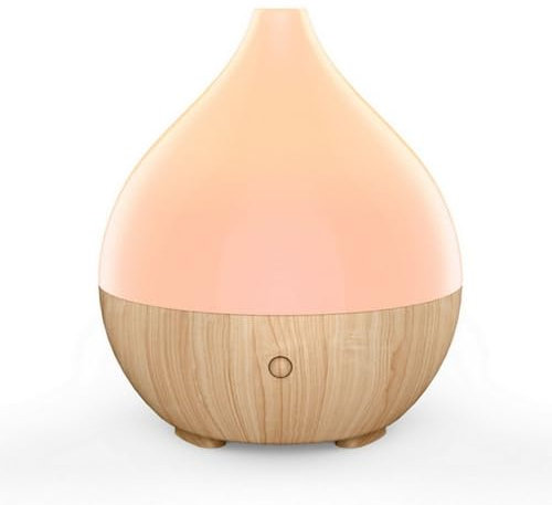 Zen'Arôme - Diffusor Leo - Luftbefeuchter für ätherische Öle - Ultraschall-Aromatherapie-Vernebler - Elektrische Duftlampe für Raumduft mit LED-Beleuchtung und USB-Netzteil - Leise und kompakt