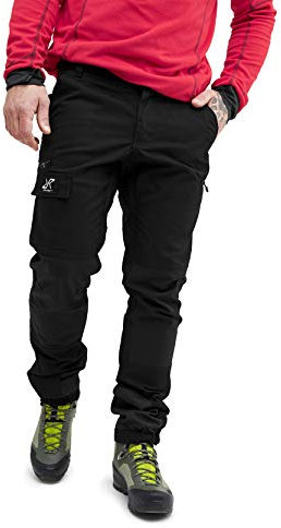 RevolutionRace Herr Nordwand Pants, Slitstarka Friluftsbyxor för alla Utomhusaktiviteter, Black, S