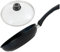 BAF Pfanne Ø 24 cm mit Deckel (Set) - flacher Rand - kleine antihaftbeschichtete Bratpfanne aus Alu Druckguss - ohne Induktion