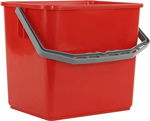 Synx Tools Eimer Werkwagen Reinigung Rot 6 Liter