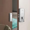 SPORTARC Tuya cerradura de puerta invisible inteligente, cerradura de puerta antirrobo, cerradura electrónica inteligente, tarjeta de aplicación/desbloqueo de APP, cerradura de puerta invisible