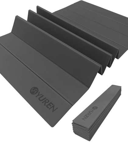 RYTMAT Faltbar Yogamatte 195×90cm TPE Fitnessmatte Gymnastikmatte 10mm Dicke Trainingsmatte Rutschfest Turnmatte Sportmatte