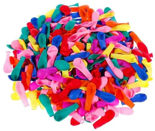 Water Balloons Bombs Mini Latex Balloons 300pcs Balloon Pack Easy Fill Water Bomb Balloon for Boys Girls Summer Swimming Beach Pool Toy Splash Party Water Fight Games