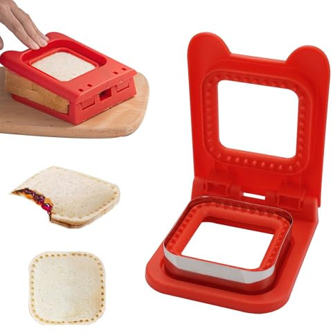 Stampo per Sandwich, Formine per Sandwich Bambini Taglierino E Sigillatore per Sandwich Taglierine per Sandwich in Acciaio Inossidabile Stampi per Sandwich per Tagliare Sandwich