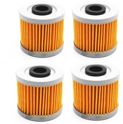 Filtro Aire Moto Para ZONTES G1-125,G2-125,U-125,U1-125,U-150,U1-150,U1-155,GK125 Limpiador Filtro Aire Motor Motocicleta Elemento Admisión Filtros Aceite Filtro Admisión Motocicleta(4pcs Oil Filters)
