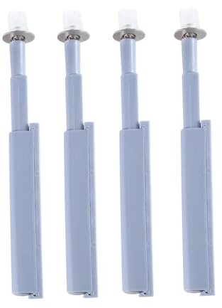 Operitacx 10pieza Amortiguador Anticolisión Sistema De Apertura Por Presión Para Armarios Muebles Con Tornillos Pestillo De Empuje Magnético