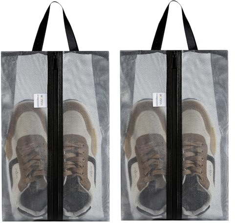 VUSIGN skoväska förälder, Svart, Plus Size, 2-pack