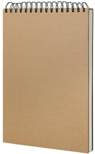 A4 Skizzenbuch - 160 g Sketchbook - 60 Blätter/120 Seiten Zeichenblock - Ideal für Künstler - Perfekt für Atelier, Schule oder Zuhause