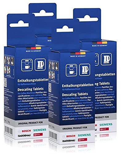 4 x Bosch TCZ6002 avkalkningstabletter för helautomatiska kaffemaskiner
