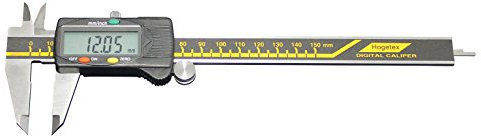 Hogetex Digitaler Messschieber 150mm/0,01mm für Außen-/Tiefen- und Innenmessung