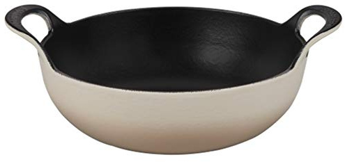 LE CREUSET Balti Dish aus Gusseisen, 24 cm, 2,7 Liter, Meringue, 20142247160460