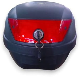 Götz Motorradkoffer 32 Liter, Top case universal, Helmkoffer für Roller, Motorrad, Mofa, Quad