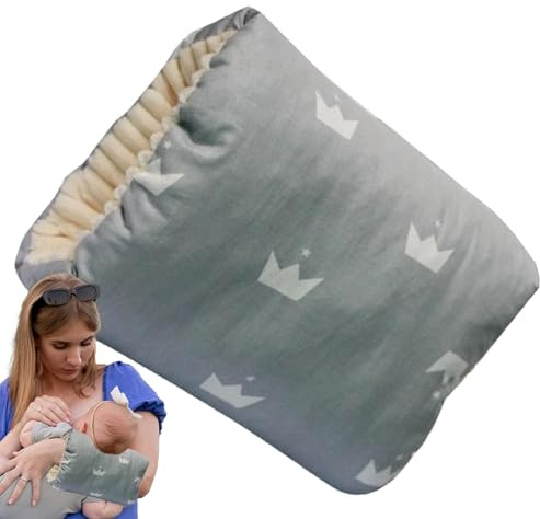 Lit bébé confortable, coussin de berceau confortable | Coussin de bras d'allaitement pour berceau - Coussin lavable doux et confortable avec trou pour le bras pour l'allaitement, les voyages,