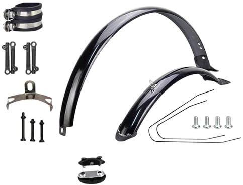 Amagogo Mountain Bike Mudguards, Bike Tire s, 27.5 inch Front and Rear Set, Mud Guard, Road s s, Adjustable Brace