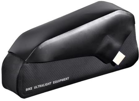 Gravel Bike Top Tube Bag Magnetic Flap Design Helt vattentät Cykel Front Frame Bag Can Place Mobiltelefon,A