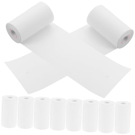 Housoutil 10 St Termopappersrullar 57x30mm Kvittopapper Fotoutskrift Pappersrullar Kreditkortpappersrullar Termisk Kassarulle För Påfyllning