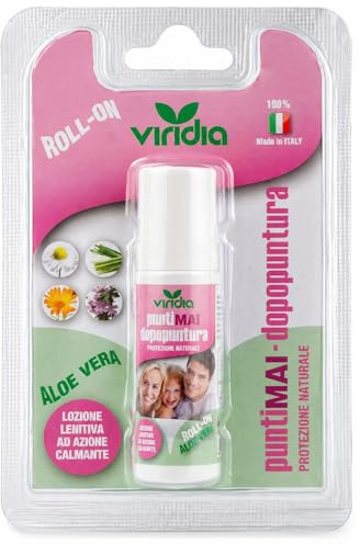 VIRIDIA Dopopuntura Roll On 20 ml – gel lenitivo naturale contro le zanzare