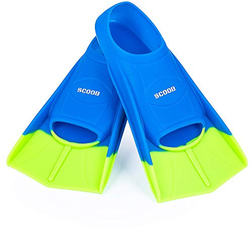 Swimming Flippers Training Swim Fins Short Blade For Snorkeling Diving Pool Activities Men Women Kids New Smart Camp Trendy Design Travel Size Mesh Bag