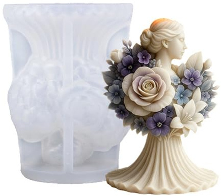 in silicone per sapone profumato cioccolato, decorazione per torta nuziale, candela per sposa