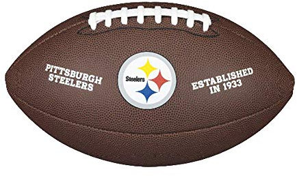 Wilson Unisex-Adult NFL Team Logo American Football, Pittsburgh Steelers, ONE Size