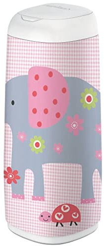 Angelcare Bezug für Dress-Up XL Windeleimer 66 cm Höhe Elephant Family | 2382