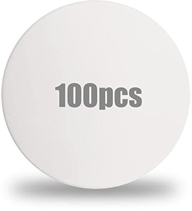 100 Pcs Baking Parchment Circles, 8 Inch Non-Stick Patty Papers, Silicone Coated Paper Sheets for Cooking, Steaming