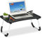 Relaxdays Laptoptisch für Bett & Couch, HxBxT: 26 x 63 x 40 cm, klappbarer Betttisch, MDF, Eisen, Notebooktisch, schwarz