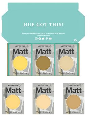 Rust-Oleum Wall Paint in Matt Finish - Warming Yellows Tester Box