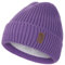 Wmcaps Mütze Herren Winter, Thermo Strickmützen für Herren, Warme Fleece Laufmütze Beanie Damen Herrenmütze Winter, Winddichte Wintermütze Männer Gefütterte und Gepolsterte Unisex-Mütze(Lila)