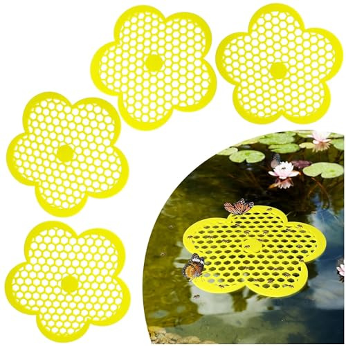 4 bicchieri per insetti, Bee Watering Station per api, distributore di cibo per api, bicchiere per api, stazione di abbeveraggio delle api, abbeveratoio per giardino, alimentazione delle api, bagno