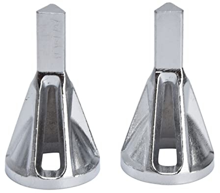 Herramienta de desbarbado y biselado 2PCS | Taladro Externo Desbarbador de Metal para Acero Inoxidable/Cobre/Latón/Aluminio | Dispositivo desbarbador con mango triangular