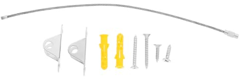 Levemolo Adjustable Steel Wire Furniture Anti-tip Strap Set for Cabinet Bookshelf Dresser Wall Anchors Proofing Safety Fixings Uk