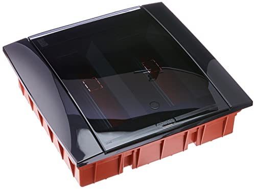 Gewiss - Centralino Da Arredo - Da Incasso - Predisposto Per Alloggiamento Morsettiere - 330X338X28 - Nero Toner - 24+2 Moduli