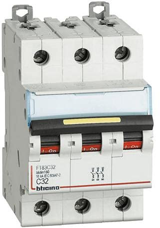 Bticino FT83C10 - BTDIN - MAGNETOT 3P CURVA C 10A 16KA