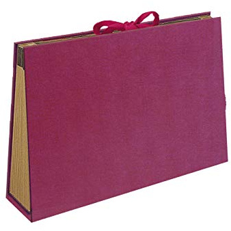 Dohe 10263 - Carpeta acordeón, cuarto, color burdeos