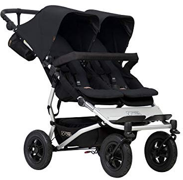 Mountain Buggy Doppelkinderwagen Side-by-Side mit 4 Rollen