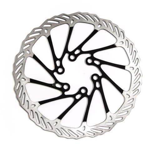 Clarks Cycle Systems CL Single Piece Steel 6-Bolt Disc Brake Rotor, Black, 160mm