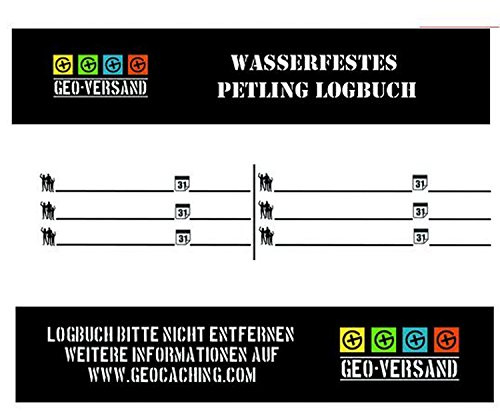 GEO-VERSAND 10 Petlinglogbücher, schwarz, 11112