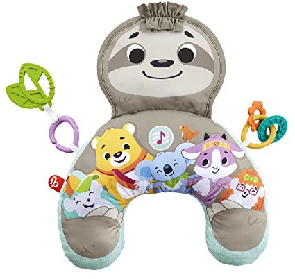 Fisher-Price Spielkissen, Baby Spielzeug mit abnehmbaren Beißringen, Babyausstattung ab der Geburt